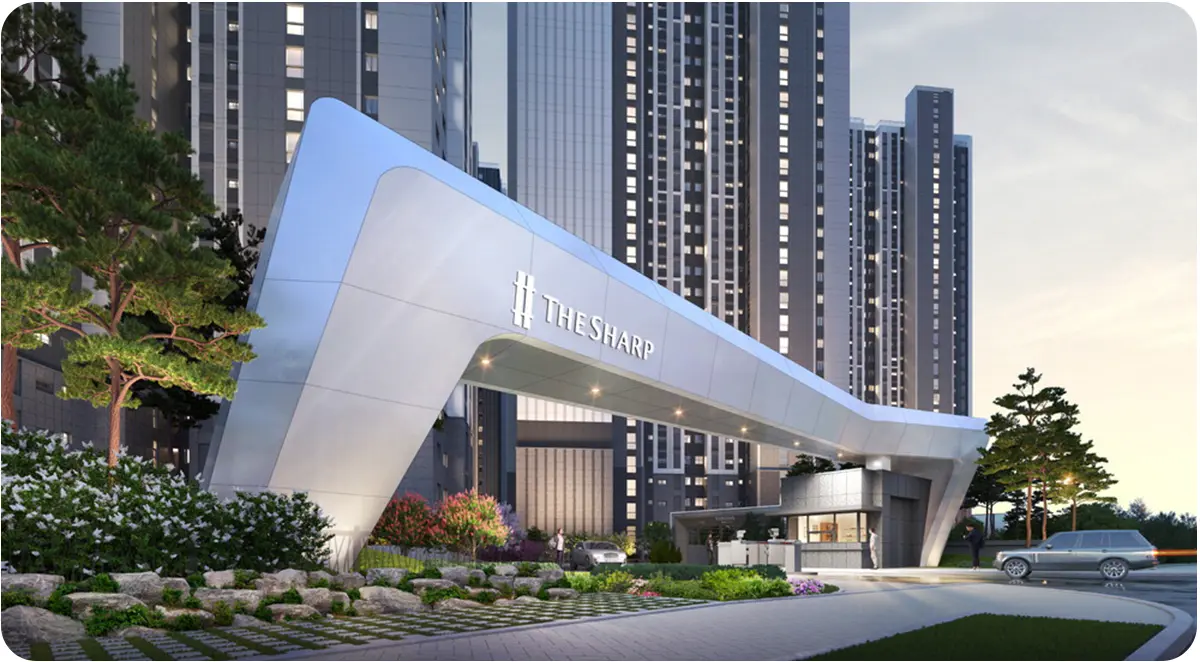 단지 주출입구 문주디자인